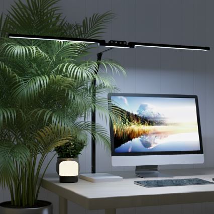 Brilagi - LED dimmbar beröringsstyrd bordslampa VARIO LED/24W/230V 3000-6500K CRI 92 svart