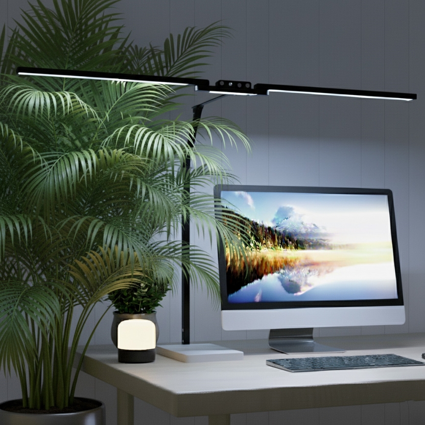 Brilagi - LED dimmbar beröringsstyrd bordslampa VARIO LED/24W/230V 3000-6500K CRI 92 svart