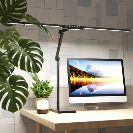 Brilagi - LED dimmbar beröringsstyrd bordslampa VARIO LED/24W/230V 3000-6500K CRI 92 svart