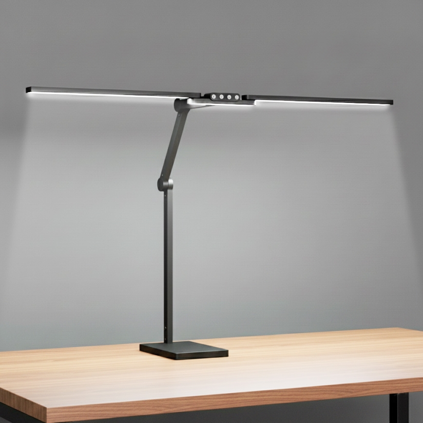 Brilagi - LED dimmbar beröringsstyrd bordslampa VARIO LED/24W/230V 3000-6500K CRI 92 svart