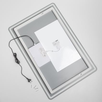 Brilagi - LED uppvärmd badrumsspegel BELLA LED/19W/230V 60x90 cm IP44 CRI 90 dimbar + CCT