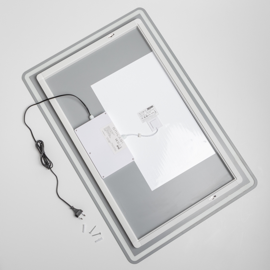 Brilagi - LED uppvärmd badrumsspegel BELLA LED/19W/230V 60x90 cm IP44 CRI 90 dimbar + CCT