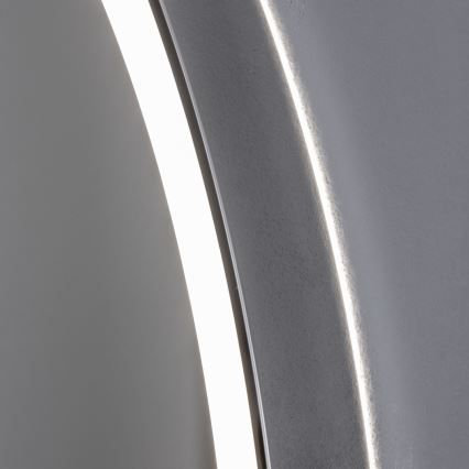 Brilagi - Dimmbar LED-badrumsspegel med uppvärmning och integrerad belysning ALU PRO LED/18W/230V Ø 60 cm 3000/4000/6500K IP44 blank krom CRI 90