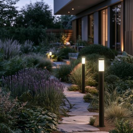 BRILAGI - Dimmbar LED-utomhuslampa ELIA 1xE27/6W/230V 2700-6500K IP44 Wi-Fi 100 cm antracit