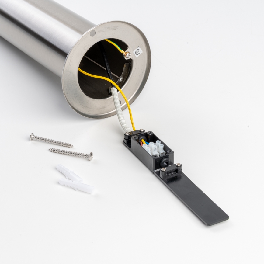 BRILAGI - LED-dimbar utomhuslampa ELIA 1xE27/6W/230V 2700-6500K IP44 Wi-Fi 100 cm matt krom