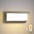 Brilagi - LED-dimbar utomhusvägglampa BRICKY 1xE27/6W/230V 2700-6500K IP54 grå