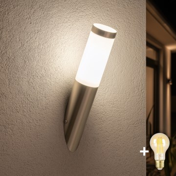 BRILAGI - LED dimbar utomhusvägglampa ELIA 1xE27/6W/230V 2700-6500K IP44 mattkrom