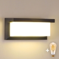 Brilagi - LED-dimbar väggarmatur för utomhusbruk BRICKY 1xE27/6W/230V 2700-6500K IP54 antracit