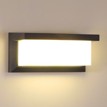 Brilagi - LED-dimbar väggarmatur för utomhusbruk BRICKY 1xE27/6W/230V 2700-6500K IP54 antracit