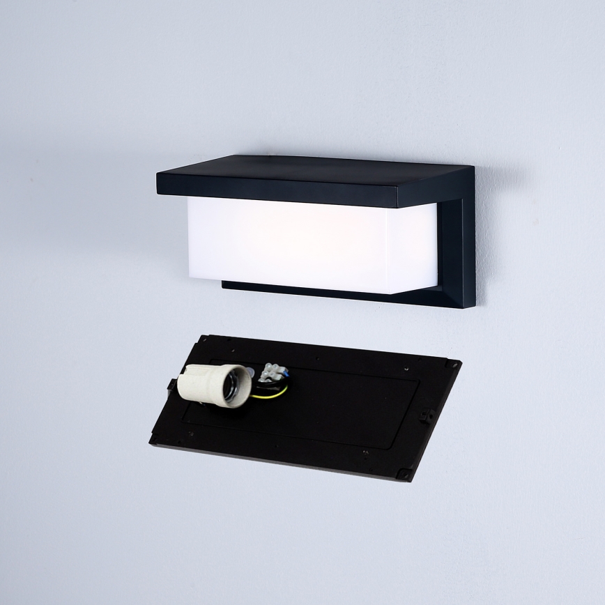 Brilagi - LED-dimmbar utomhusvägglampa BRICKY 1xE27/6W/230V 2700-6500K IP54 svart