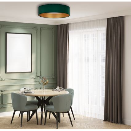 Brilagi - LED dimbar taklampa VELVET SMART LED/36W/230V Ø 55 cm 2700-6500K Wi-Fi Tuya grön/guld + fjärrkontroll