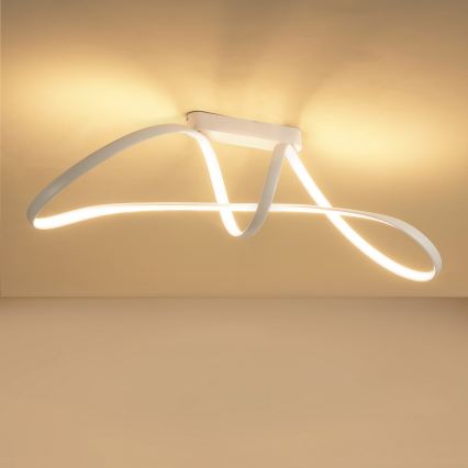 Brilagi - Dimbar LED-plafondlampa TWISTER LED/60W/230V 3000-6000K vit + fjärrkontroll