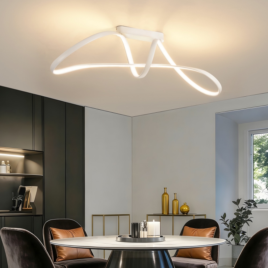 Brilagi - Dimbar LED-plafondlampa TWISTER LED/60W/230V 3000-6000K vit + fjärrkontroll