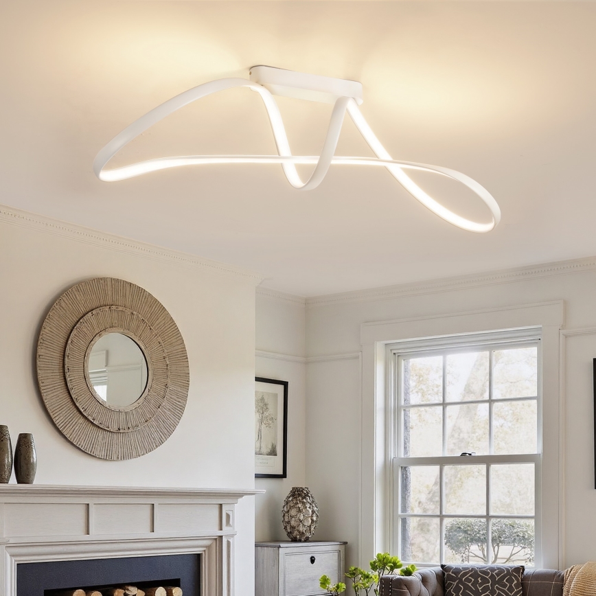 Brilagi - Dimbar LED-plafondlampa TWISTER LED/60W/230V 3000-6000K vit + fjärrkontroll