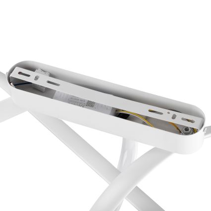 Brilagi - Dimbar LED-plafondlampa TWISTER LED/60W/230V 3000-6000K vit + fjärrkontroll