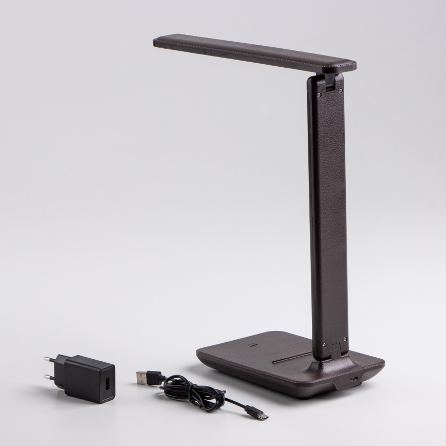 BRILAGI - Dimmbar LED-bordslampa MODO LED/7W/230V 3000/4000/6500K brun