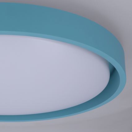 Brilagi - Dimmbar LED-taklampa MATTEO LED/48W/230V 3000-6500K Ø 41 cm turkos + fjärrkontroll