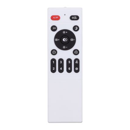 Brilagi - Dimbart LED-takarmatur med fläkt LED/30W/230V 3000–6500K Ø 50 cm vit/ek + fjärrkontroll
