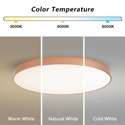 BRILAGI - LED Dimmbar taklampa POOL SMART LED/128W/230V 100 cm 3000-6000K Wi-Fi Tuya brons + fjärrkontroll