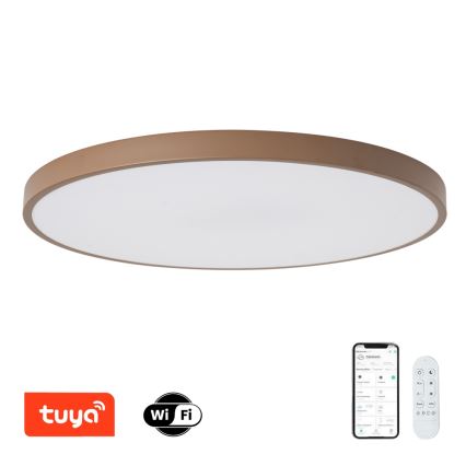 Brilagi - Dimbart LED-armatur POOL SMART LED/128W/230V Ø 100 cm 3000–6000 K Wi‑Fi Tuya + fjärrkontroll, brun