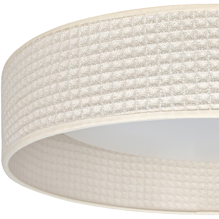 BRILAGI - Dimbart LED-taklampa VELVET SMARTIX LED/36W/230V 3000-6000K Ø 55 cm krämvit Wi-Fi Tuya Beacon + fjärrkontroll