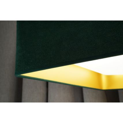 Brilagi - LED-dimbar taklampa VELVET SQUARE SMART LED/36W/230V 60x60 cm 2700-6500K Wi-Fi Tuya + fjärrkontroll grön