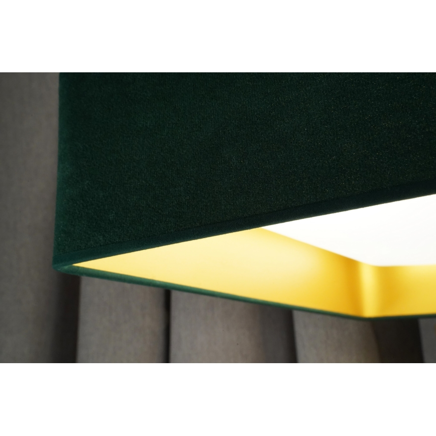 Brilagi - LED-dimbar taklampa VELVET SQUARE SMART LED/36W/230V 60x60 cm 2700-6500K Wi-Fi Tuya + fjärrkontroll grön