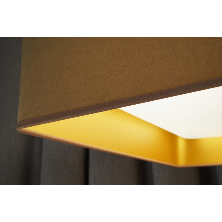 Brilagi - LED Dimbar takarmatur VELVET SQUARE SMART LED/36W/230V 60x60 cm 2700-6500K Wi-Fi Tuya + fjärrkontroll beige