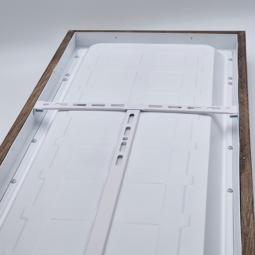 Brilagi - LED dimbar badrumsplafond WOODY FRAME LED/50W/230V ek valnöt 120x30 cm 3000-6000K IP44 + fjärrkontroll