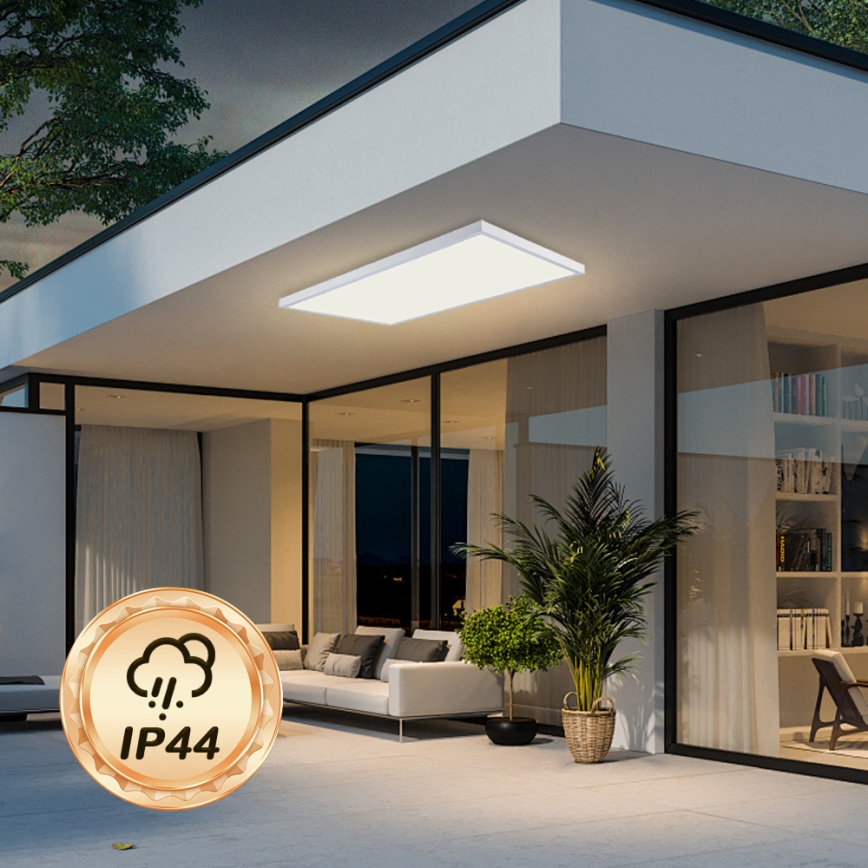 Brilagi - LED dimbar badrumsarmatur FRAME SMART LED/96W/230V 120x60 cm 3000-6000K IP44 vit + fjärrkontroll