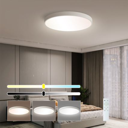 Brilagi - LED dimbar taklampa POOL SMART LED/60W/230V 50 cm 3000-6000K Wi-Fi Tuya + fjärrkontroll vit