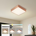 BRILAGI - LED-dimbart takarmatur POOL SQUARE LED/36W/230V 3000-6000K 40x40 cm bronsfärgad + fjärrkontroll