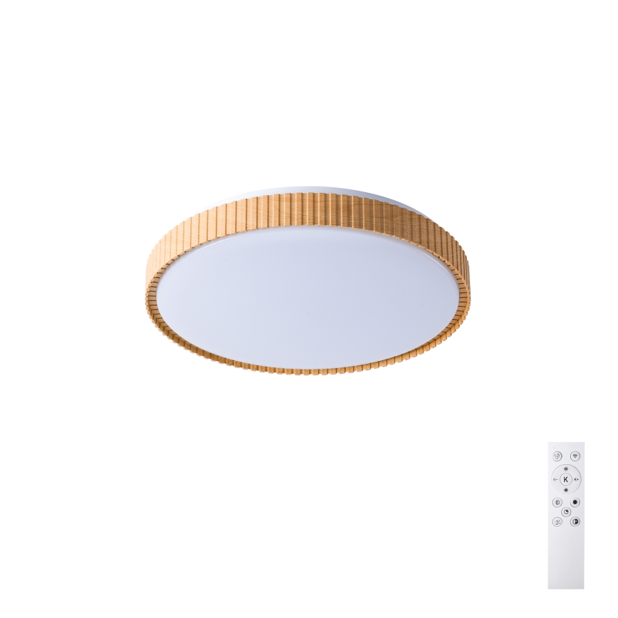 Brilagi - Dimbar LED-taklampa CORVO LED/72W/230V 3000-6000K trädekor Ø 50 cm + fjärrkontroll