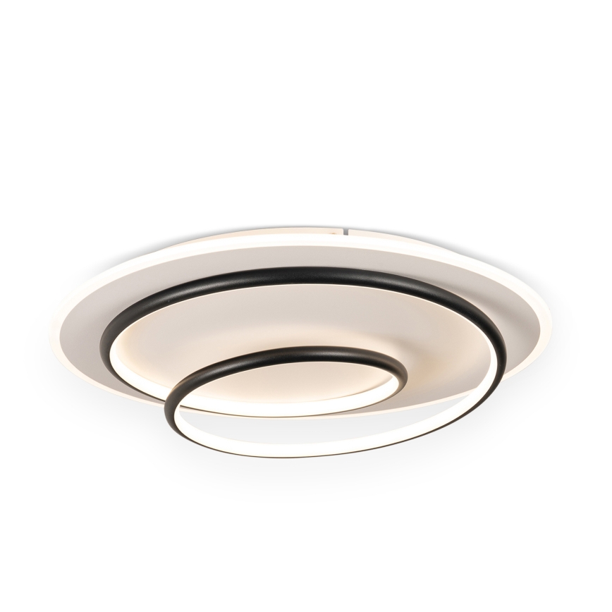 BRILAGI - Dimbar LED-taklampa FLARE LED/70W/230V 3000–6000K Ø 50 cm vit/svart + fjärrkontroll