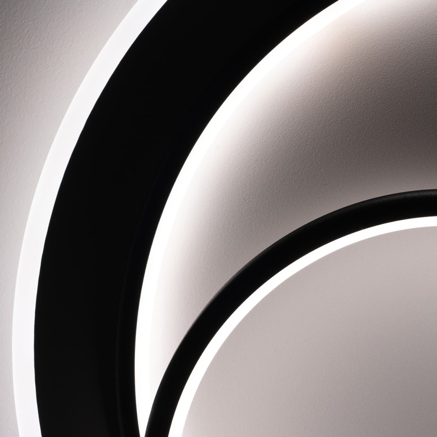 BRILAGI - Dimbar LED-taklampa FLARE LED/70W/230V 3000–6000K Ø 50 cm vit/svart + fjärrkontroll