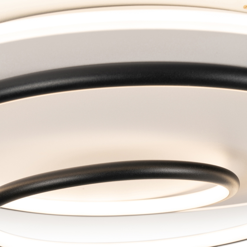 BRILAGI - Dimbar LED-taklampa FLARE LED/70W/230V 3000–6000K Ø 50 cm vit/svart + fjärrkontroll