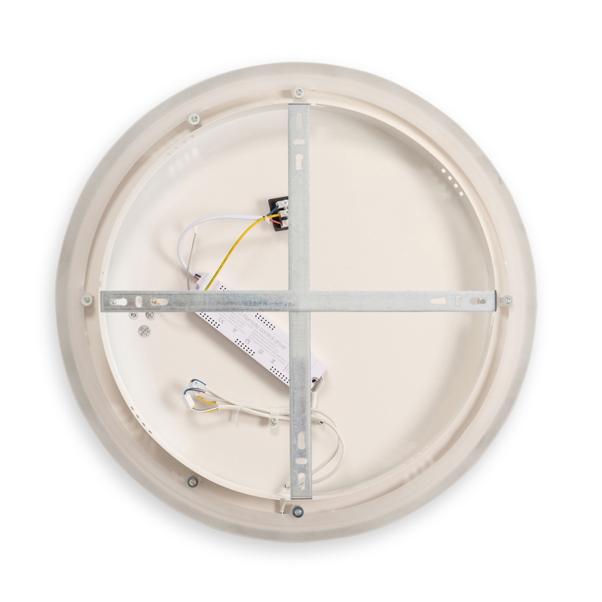 BRILAGI - Dimbar LED-taklampa FLARE LED/70W/230V 3000–6000K Ø 50 cm vit/svart + fjärrkontroll