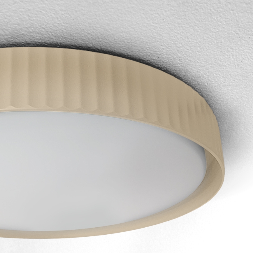 Brilagi - LED-dimbar takarmatur LUCIA LED/60W/230V 3000-6500K Ø 59 cm beige + fjärrkontroll