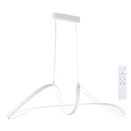 Brilagi - LED dimbar taklampa på vajer TWISTER LED/60W/230V 3000-6000K vit + fjärrkontroll