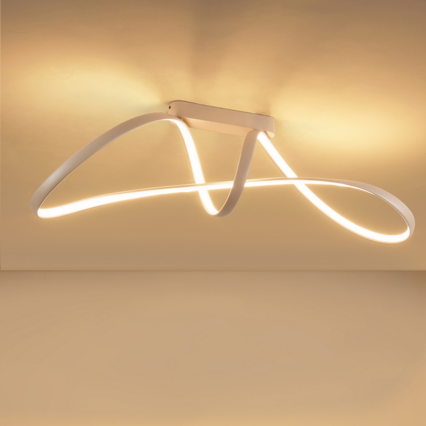 Brilagi - LED-dimbar ytmonterad taklampa TWISTER LED/60W/230V 3000-6000K beige + fjärrkontroll