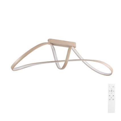 Brilagi - LED-dimbar ytmonterad taklampa TWISTER LED/60W/230V 3000-6000K beige + fjärrkontroll