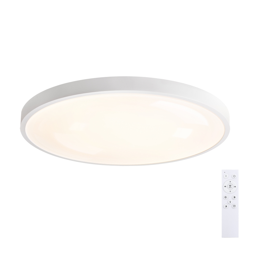 Brilagi - Dimbart LED-takarmatur GLASS POOL DOUBLE LED/80W/230V 3000–6000K 60 cm vit + fjärrkontroll