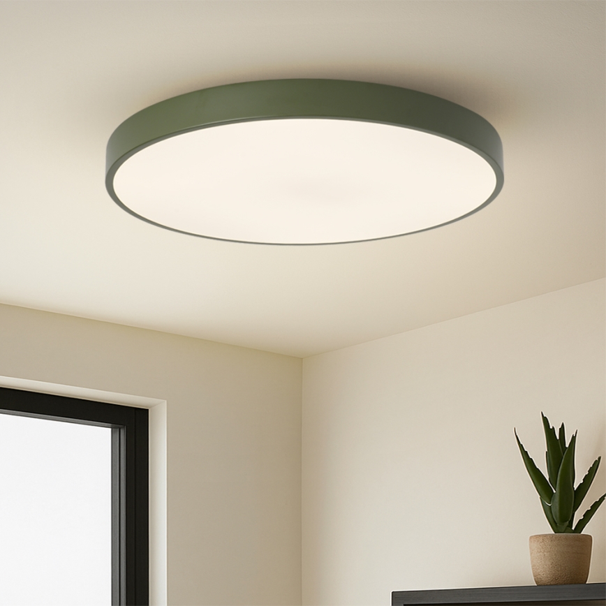 Brilagi - Dimbart LED-armatur POOL SMART LED/100W/230V Ø 80 cm Wi-Fi Tuya + fjärrkontroll grön