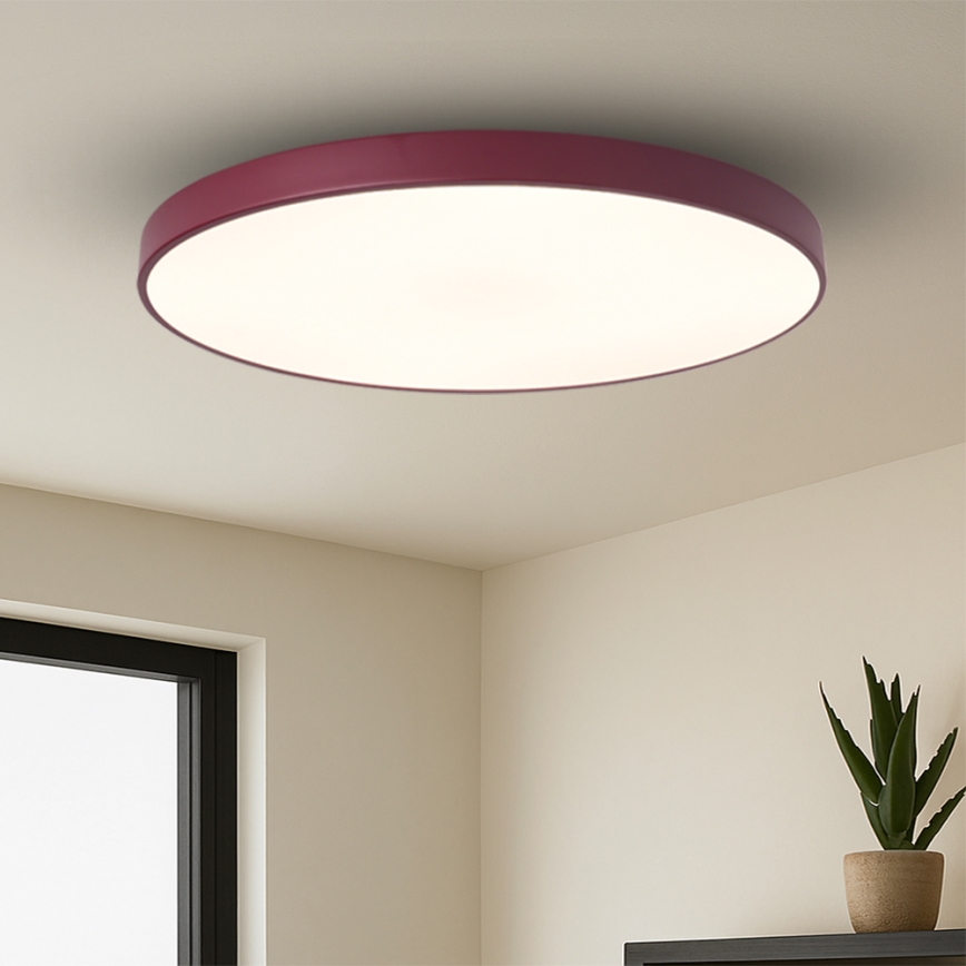 Brilagi - Dimbart LED-armatur POOL SMART LED/128W/230V Ø 100 cm 3000-6000K Wi-Fi Tuya + fjärrkontroll bordeaux