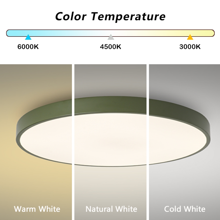 Brilagi - Dimbart LED-armatur POOL SMART/128W/230V Ø 100 cm Wi-Fi Tuya + fjärrkontroll grön