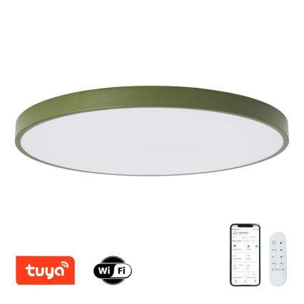 Brilagi - Dimbart LED-armatur POOL SMART/128W/230V Ø 100 cm Wi-Fi Tuya + fjärrkontroll grön