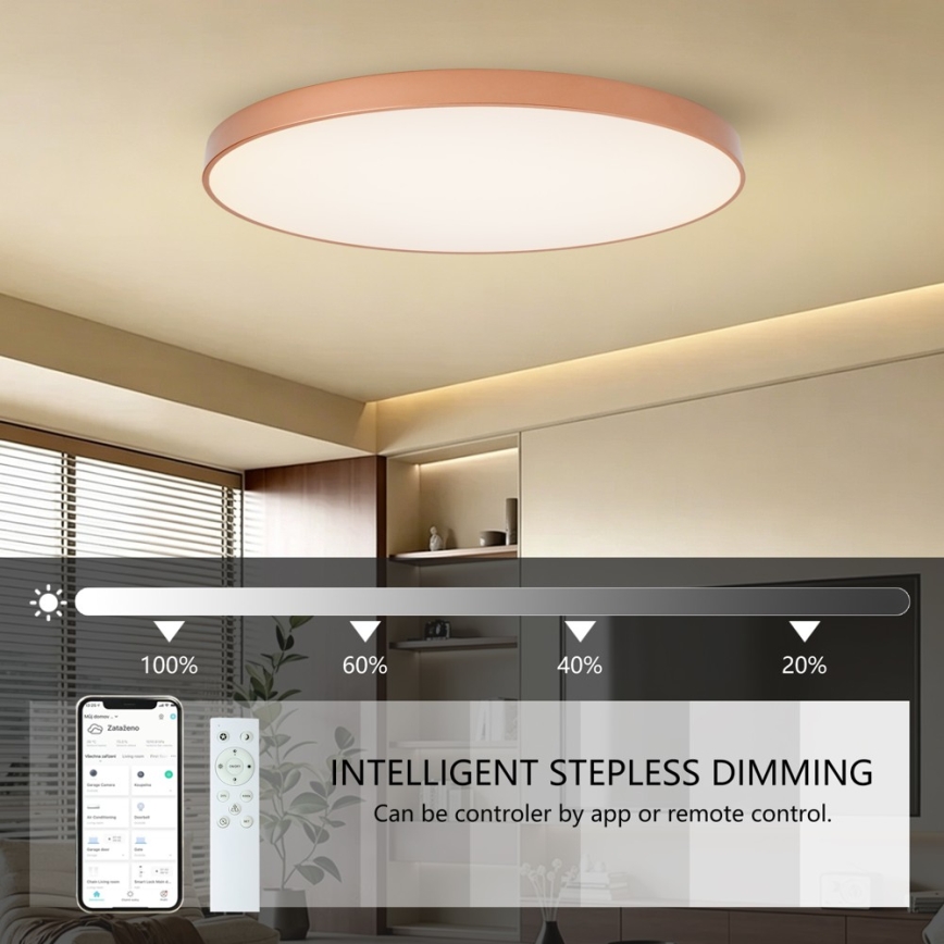 BRILAGI - Dimbart LED-takarmatur POOL SMART LED/180W/230V 3000-6000K 120 cm kopparfärgad Wi-Fi Tuya + fjärrkontroll