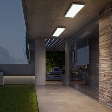 Brilagi - Dimbart LED-takarmatur för badrum FRAME SMART LED/50W/230V 120x30 cm 3000-6000K IP44 vit + fjärrkontroll