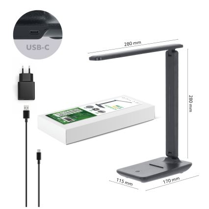 BRILAGI -LED Dimmbar bordslampa MODO LED/7W/230V 3000/4000/6500K antracit