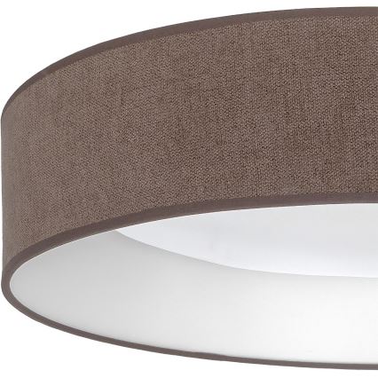 BRILAGI - LED-dimmbar taklampa VELVET SMART VARI LED/24W/230V 3000-6500K Ø 45 cm brun + fjärrkontroll